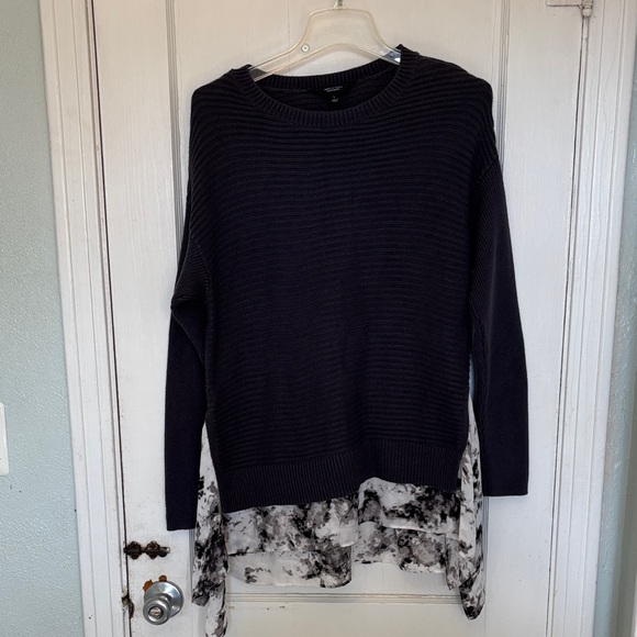 Simply Vera Vera Wang Purple Knit Sweater - Picture 1 of 6